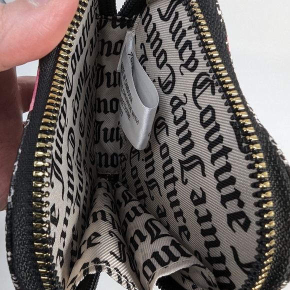 Juicy Couture Multi Rose Fabric Backpack & Heart Shaped Coin Purse - Picture 14 of 16